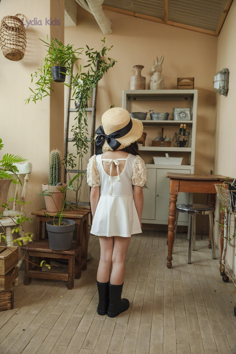 Lydia - Korean Children Fashion - #littlefashionista - Lace Swimsuit - 6