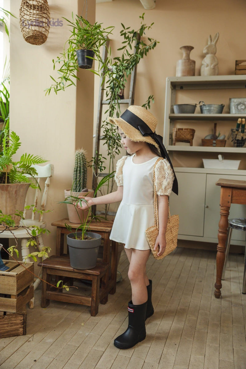 Lydia - Korean Children Fashion - #magicofchildhood - Lace Swimsuit - 7