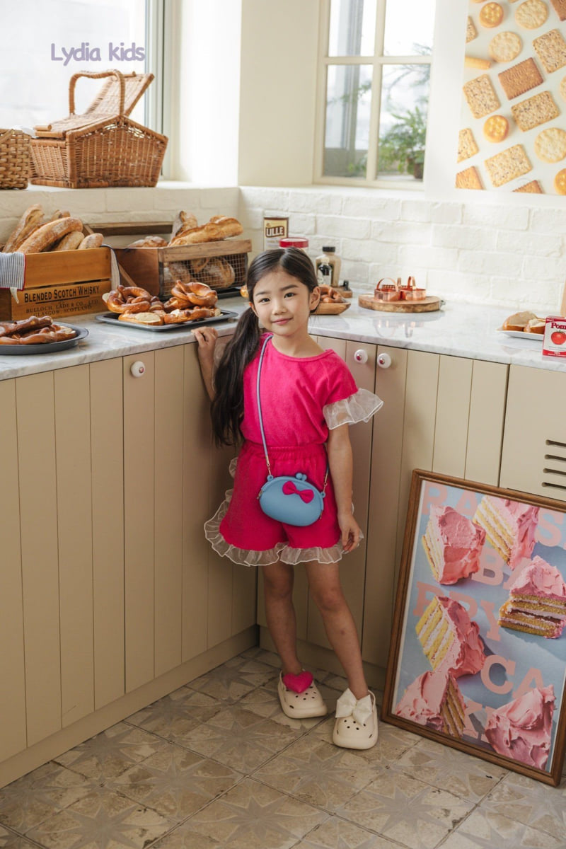 Lydia - Korean Children Fashion - #minifashionista - Terry Shine Frill Set - 5