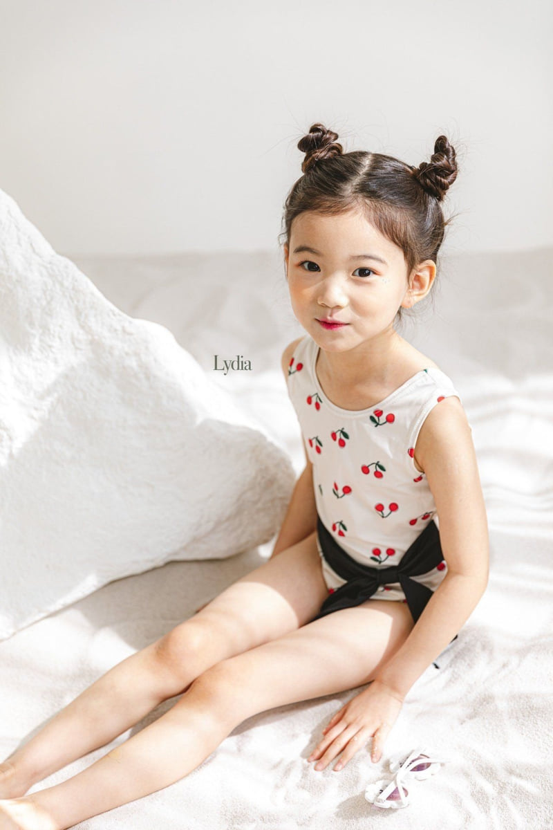 Lydia - Korean Children Fashion - #prettylittlegirls - Cherry Swimsuit