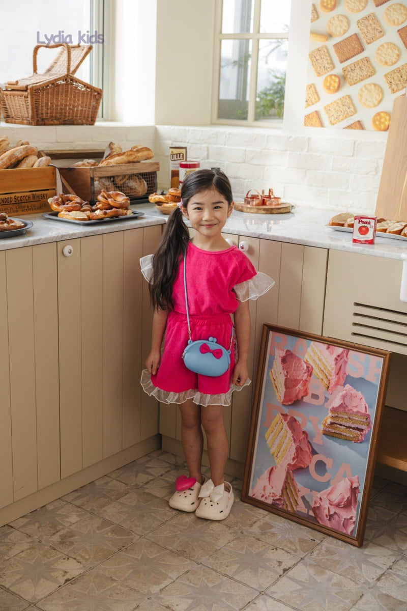 Lydia - Korean Children Fashion - #stylishchildhood - Terry Shine Frill Set - 9