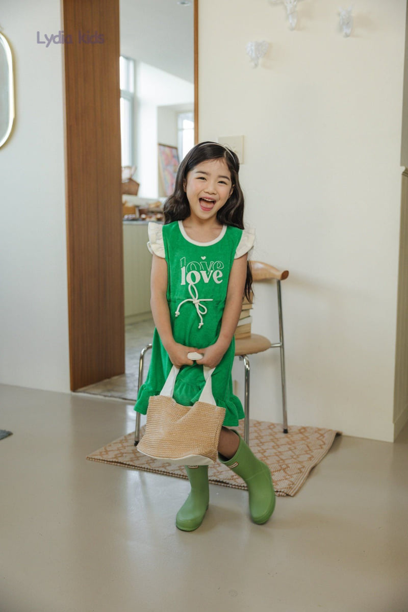 Lydia - Korean Children Fashion - #todddlerfashion - Terry Beach One-piece - 8