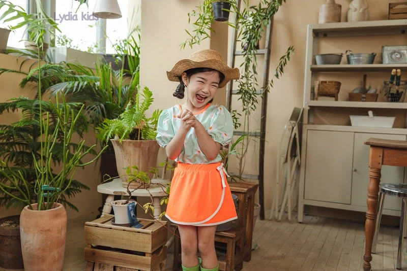 Lydia - Korean Children Fashion - #todddlerfashion - Happy Flower Skirt Pants Swimsuit - 5