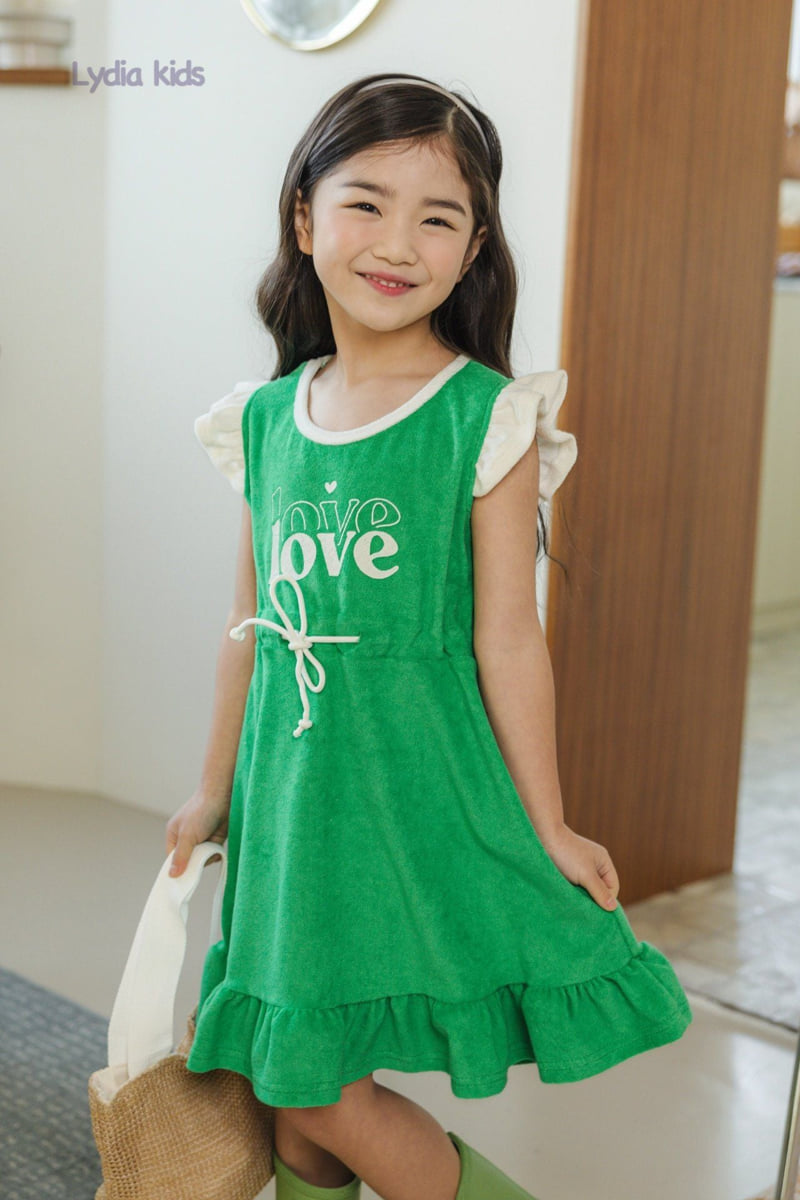 Lydia - Korean Children Fashion - #toddlerclothing - Terry Beach One-piece - 9
