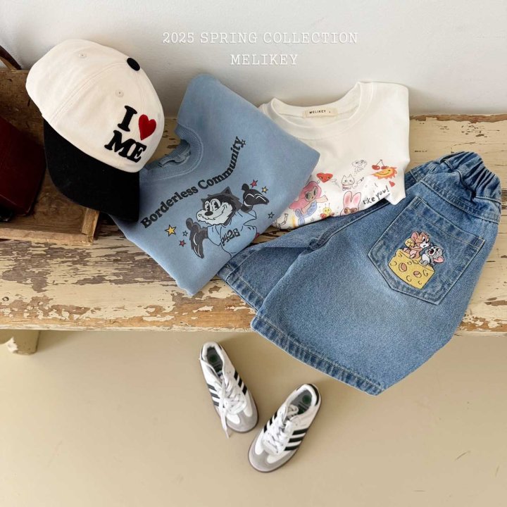 Melikey - Korean Children Fashion - #Kfashion4kids - Jerry Embroidered Shorts  - 3