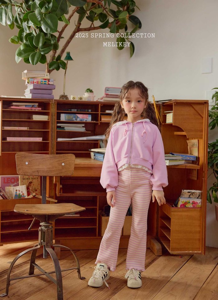 Melikey - Korean Children Fashion - #Kfashion4kids - Jelly Ribbed Bootcut Pants - 6