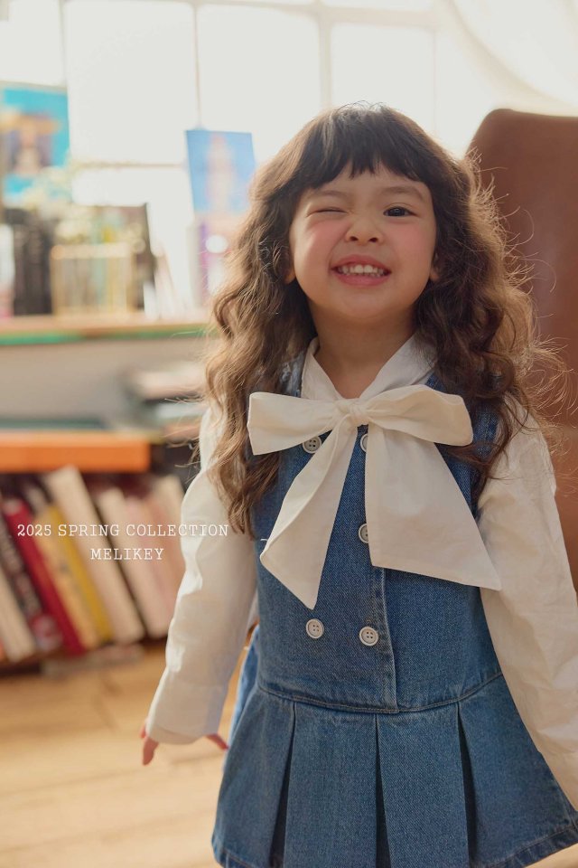 Melikey - Korean Children Fashion - #childofig - Atte Denim One-piece - 6