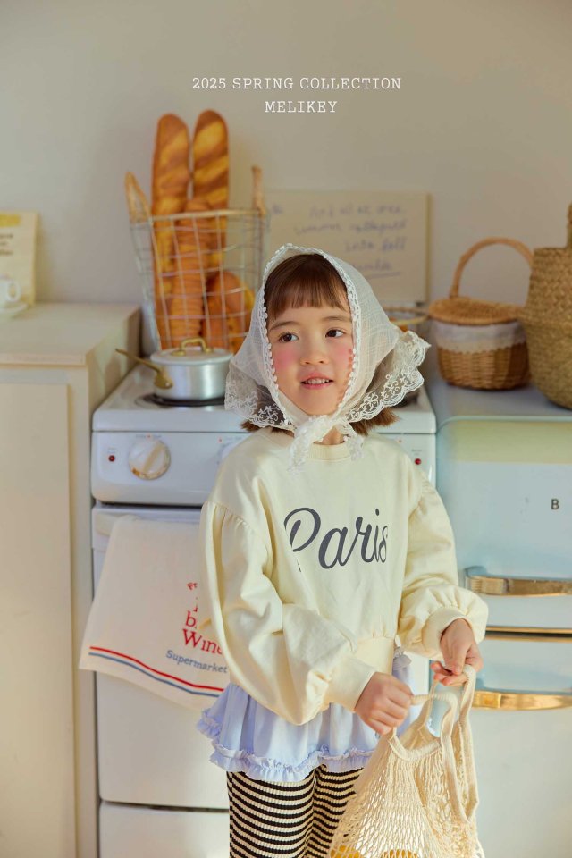 Melikey - Korean Children Fashion - #stylishchildhood - Paris Puff Sweatshirts - 4
