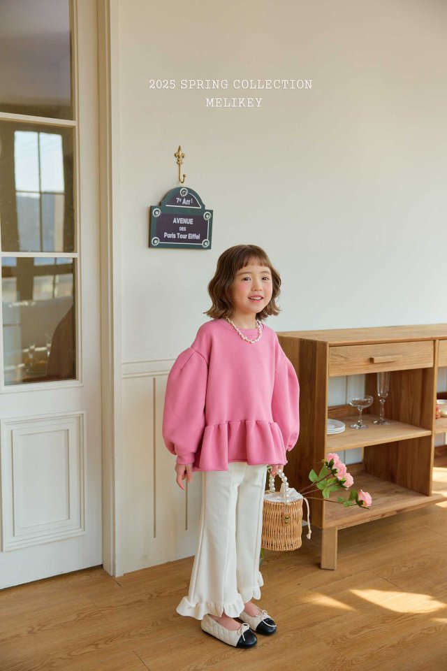 Melikey - Korean Children Fashion - #childofig - Spring Frill Bootcut Pants - 3