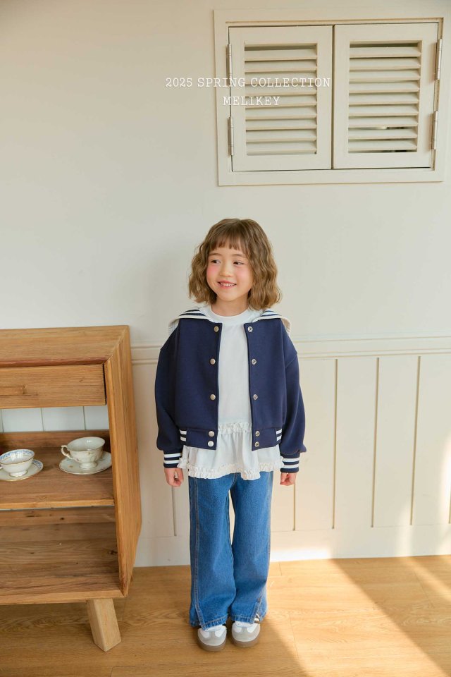 Melikey - Korean Children Fashion - #childofig - Honey Sailor Short Jacket