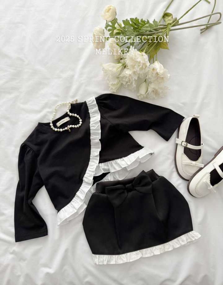 Melikey - Korean Children Fashion - #childofig - Coco Ribbon Skirt - 7