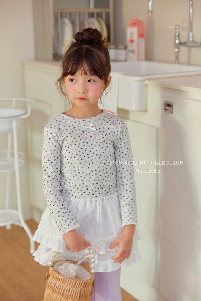 Melikey - Korean Children Fashion - #childofig - Rose Crop Tee - 7