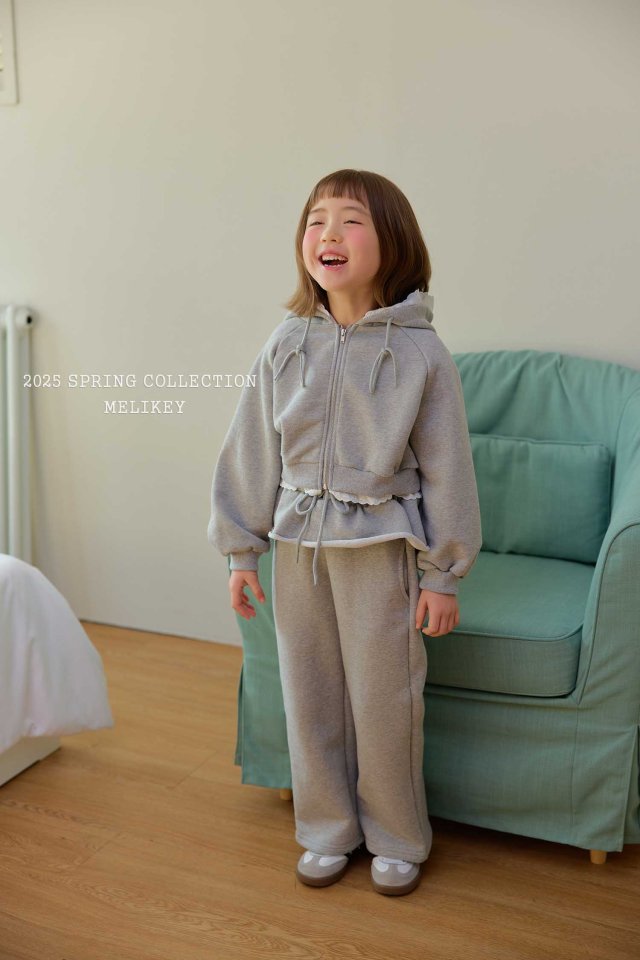 Melikey - Korean Children Fashion - #childofig - Franfranc Hooded Zip-up Jacket - 6