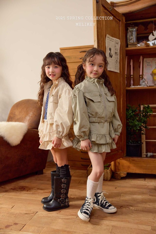 Melikey - Korean Children Fashion - #childofig - Pocket Short Jumper - 3