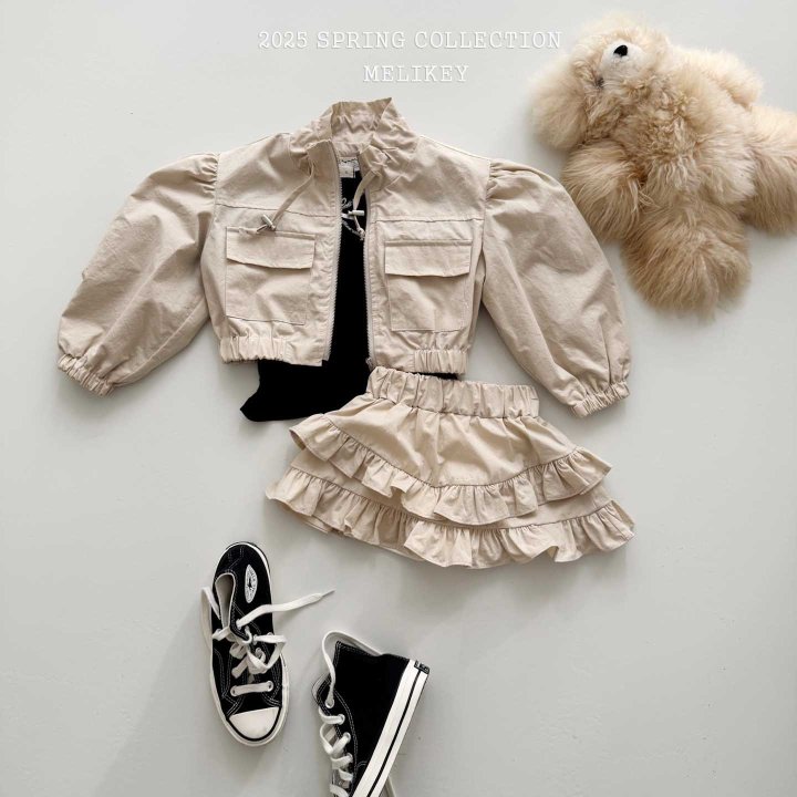 Melikey - Korean Children Fashion - #childofig - Round Frill Cancan Skirt