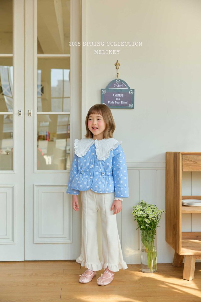 Melikey - Korean Children Fashion - #childofig - Spring Frill Bootcut Pants - 4