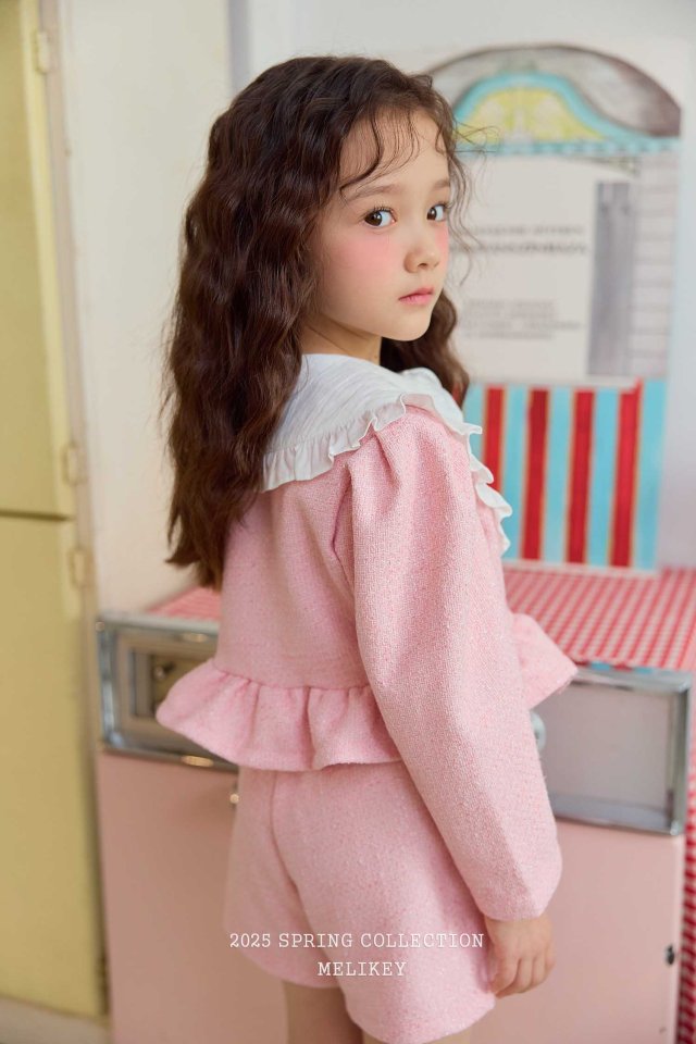 Melikey - Korean Children Fashion - #childrensboutique - Basic Frill Blouse - 6