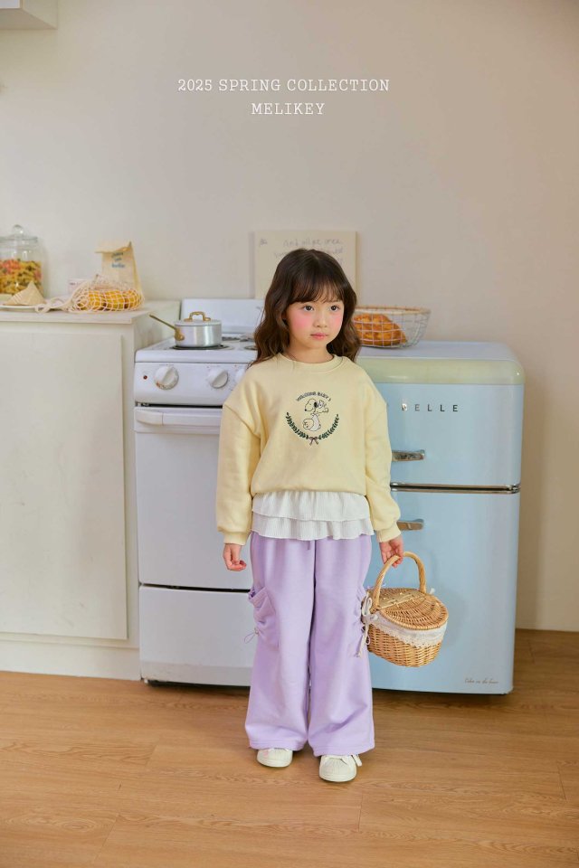 Melikey - Korean Children Fashion - #childofig - Cargo Ribbon Pants - 4