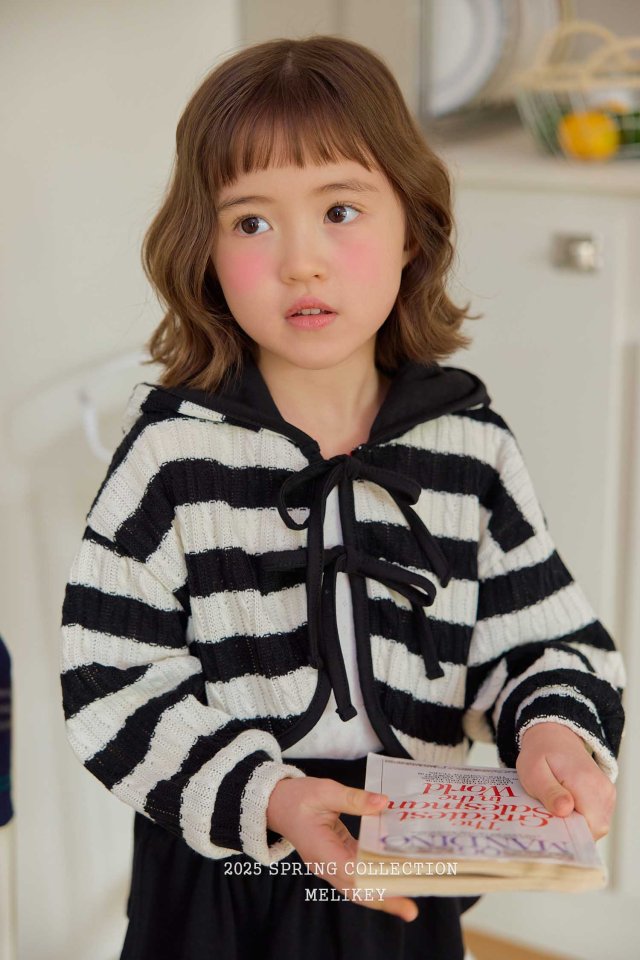 Melikey - Korean Children Fashion - #childrensboutique - Hood Knit Bolero Cardigan