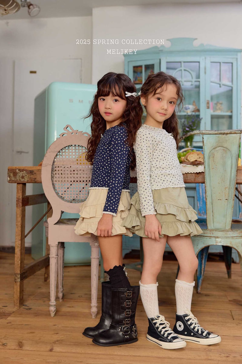 Melikey - Korean Children Fashion - #childrensboutique - Rose Crop Tee - 9