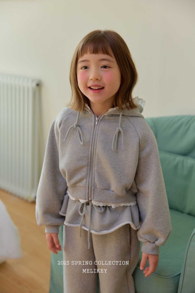 Melikey - Korean Children Fashion - #childrensboutique - Franfranc Hooded Zip-up Jacket - 7