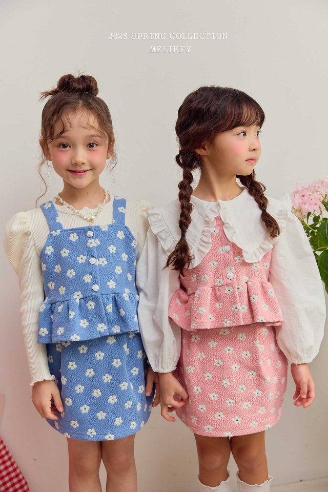 Melikey - Korean Children Fashion - #childrensboutique - Mary Bustier Set