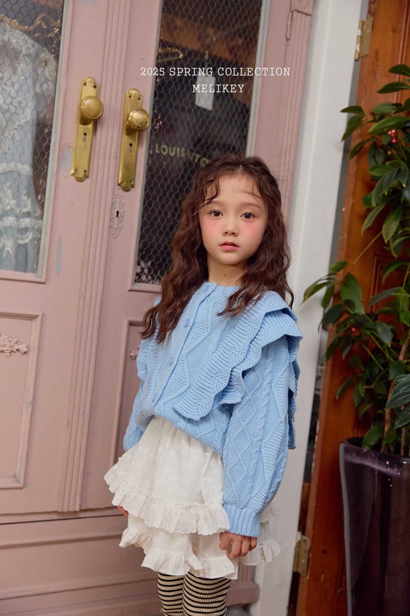 Melikey - Korean Children Fashion - #designkidswear - Pastel Frill Cardigan - 10