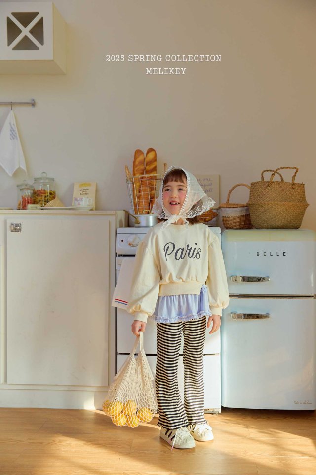 Melikey - Korean Children Fashion - #designkidswear - Paris Puff Sweatshirts - 6