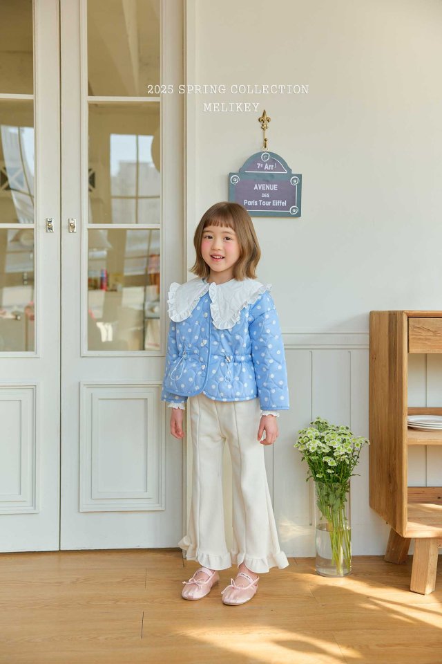Melikey - Korean Children Fashion - #designkidswear - Spring Frill Bootcut Pants - 5