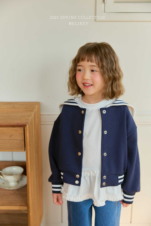 Melikey - Korean Children Fashion - #designkidswear - Honey Sailor Short Jacket - 3