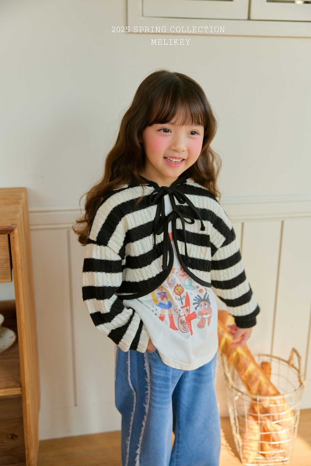 Melikey - Korean Children Fashion - #designkidswear - Point Denim Pants - 7