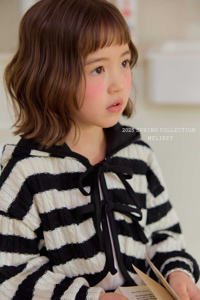 Melikey - Korean Children Fashion - #designkidswear - Hood Knit Bolero Cardigan - 2