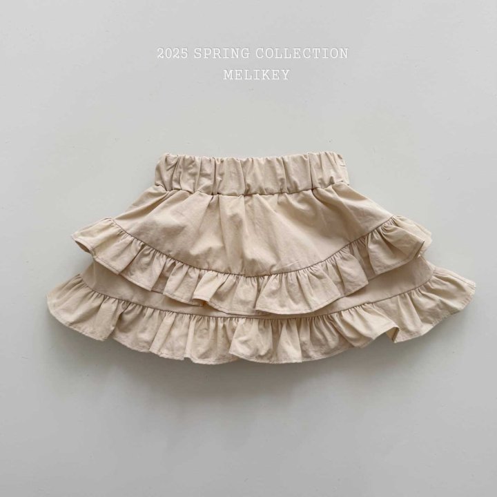 Melikey - Korean Children Fashion - #childrensboutique - Round Frill Cancan Skirt - 4