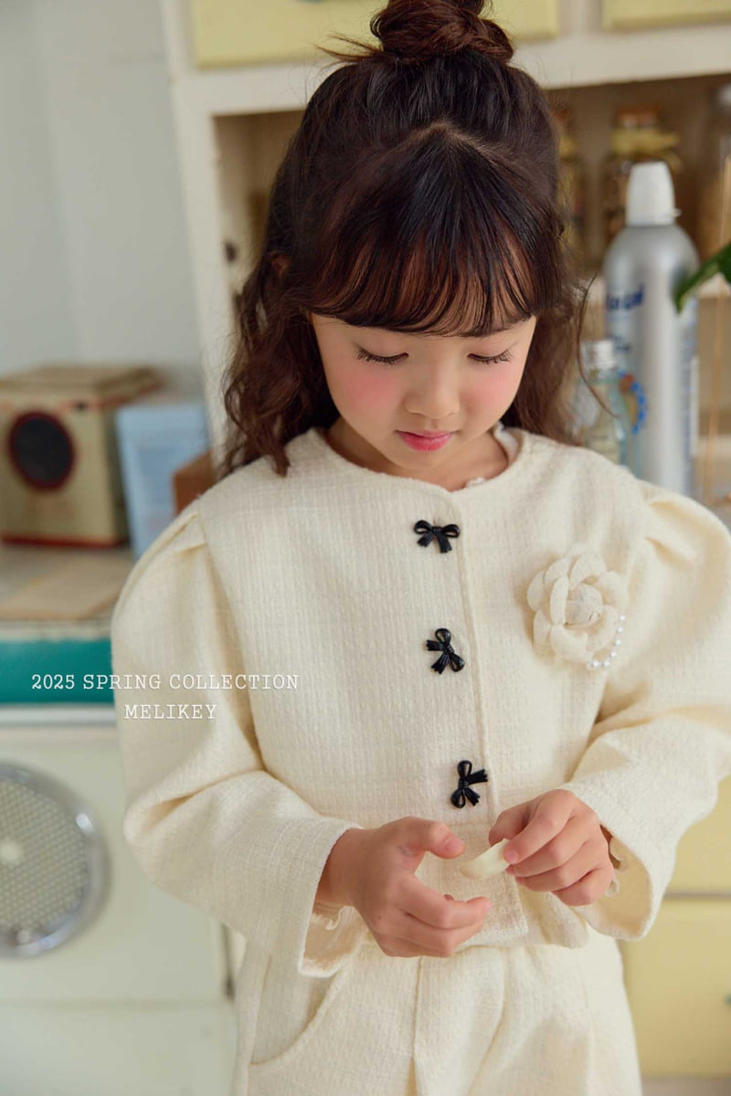 Melikey - Korean Children Fashion - #discoveringself - Tweed Frill Set - 8