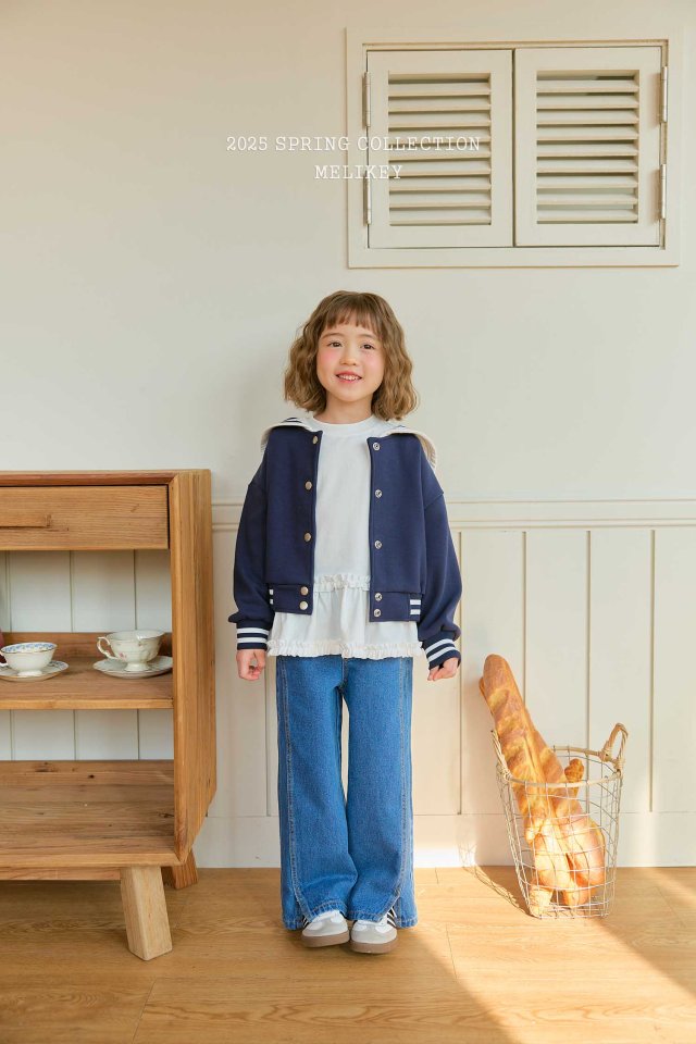 Melikey - Korean Children Fashion - #designkidswear - Honey Sailor Short Jacket - 4