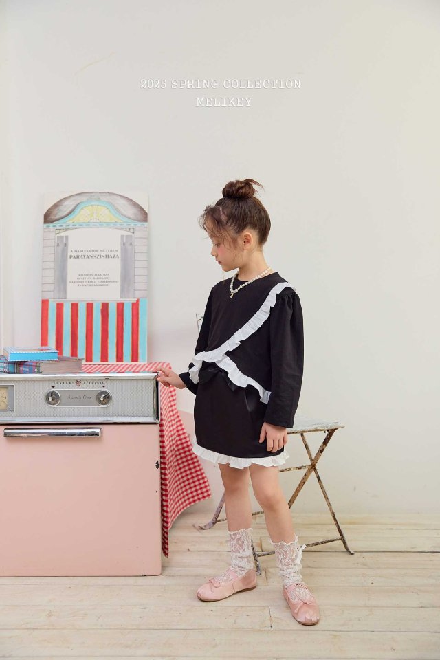 Melikey - Korean Children Fashion - #discoveringself - Coco Ribbon Skirt - 10