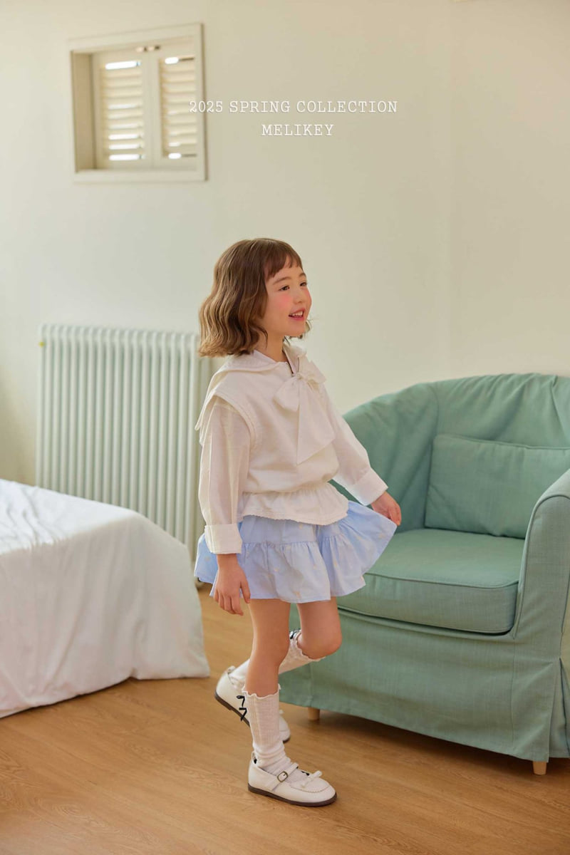 Melikey - Korean Children Fashion - #discoveringself - Heart Embroidery Skirt - 9