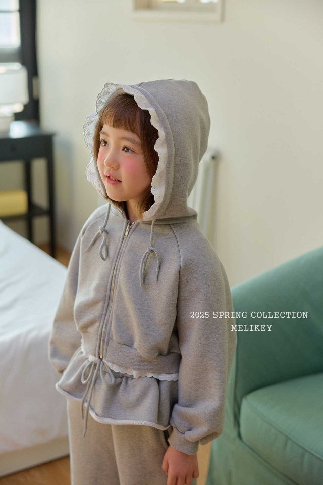 Melikey - Korean Children Fashion - #discoveringself - Franfranc Hooded Zip-up Jacket - 9