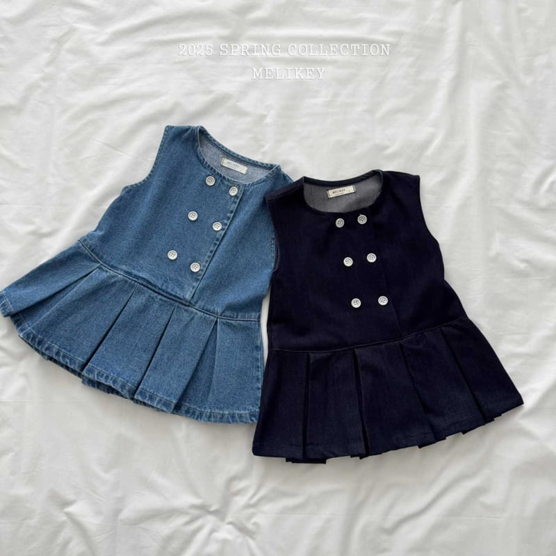 Melikey - Korean Children Fashion - #fashionkids - Atte Denim One-piece - 10
