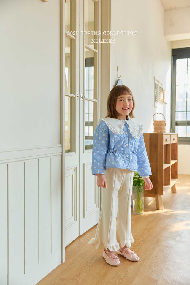 Melikey - Korean Children Fashion - #fashionkids - Spring Frill Bootcut Pants - 7