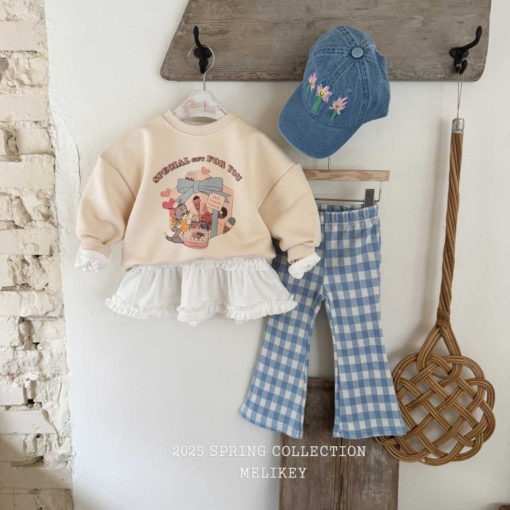 Melikey - Korean Children Fashion - #discoveringself - Flower Blue Ball Cap - 4