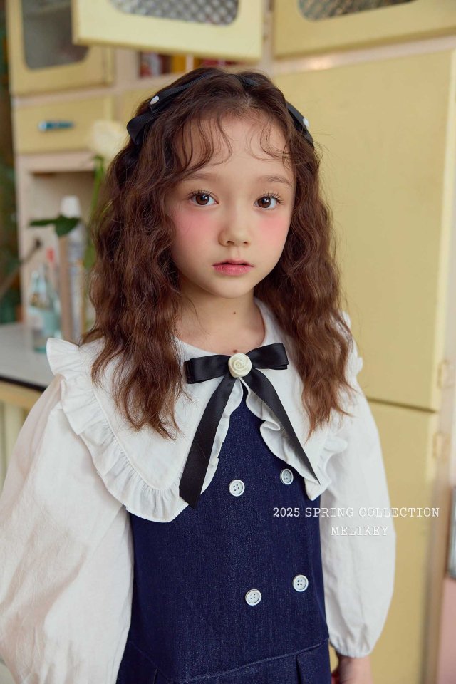 Melikey - Korean Children Fashion - #fashionkids - Basic Frill Blouse - 9