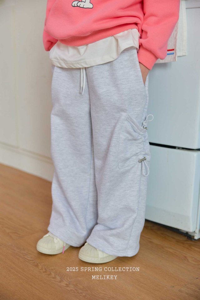 Melikey - Korean Children Fashion - #fashionkids - Cargo Ribbon Pants - 7