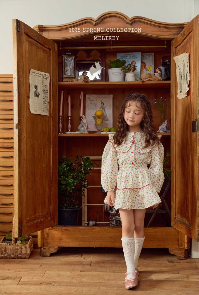 Melikey - Korean Children Fashion - #fashionkids - Garden Frill Skirt