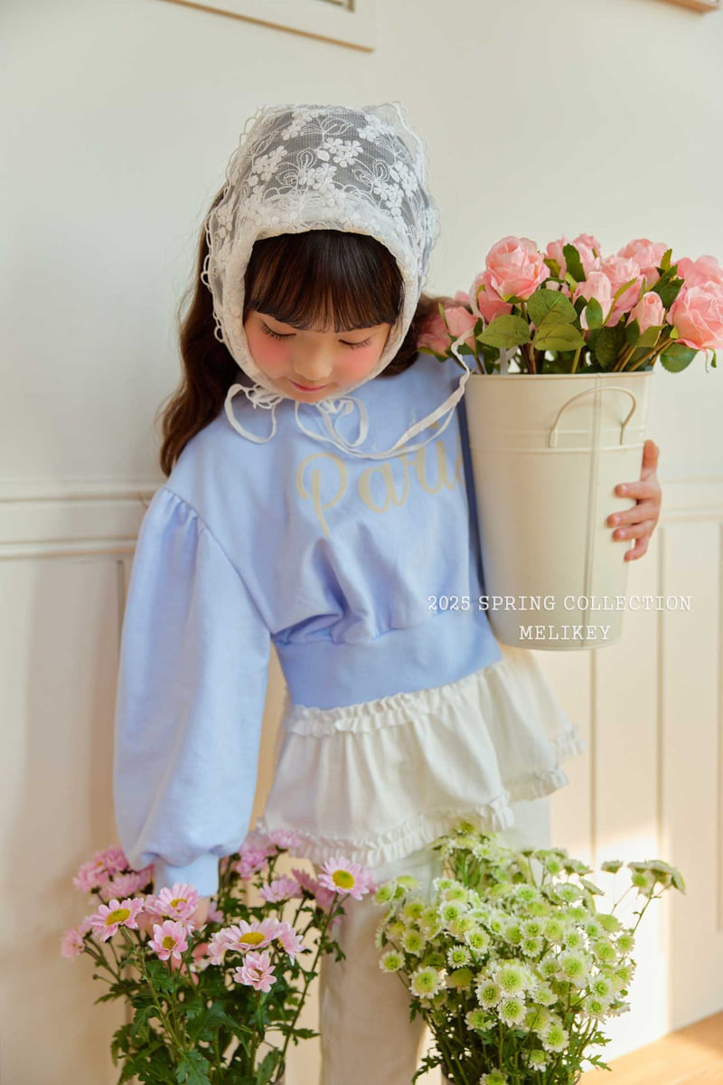 Melikey - Korean Children Fashion - #kidsshorts - Paris Puff Sweatshirts - 9