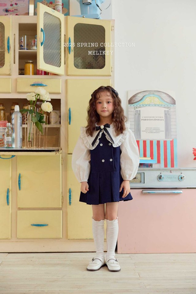 Melikey - Korean Children Fashion - #kidsshorts - Basic Frill Blouse - 10