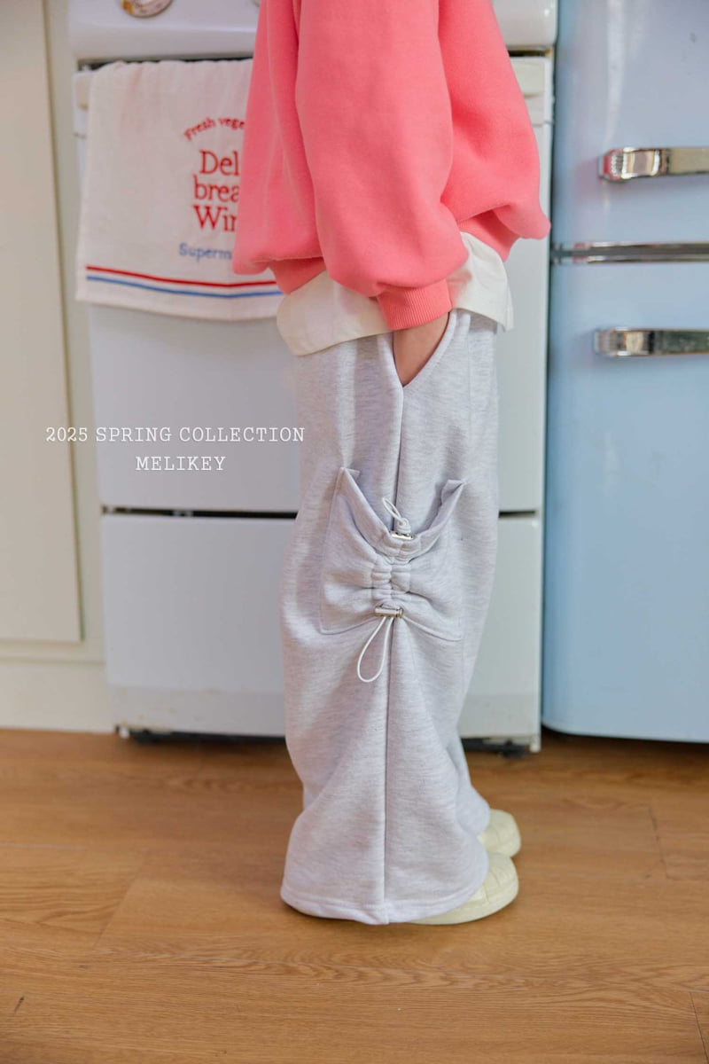 Melikey - Korean Children Fashion - #kidsshorts - Cargo Ribbon Pants - 8