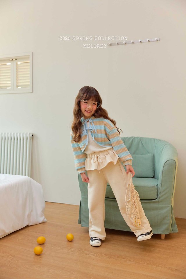 Melikey - Korean Children Fashion - #kidsshorts - Lemona Frill Pants - 6