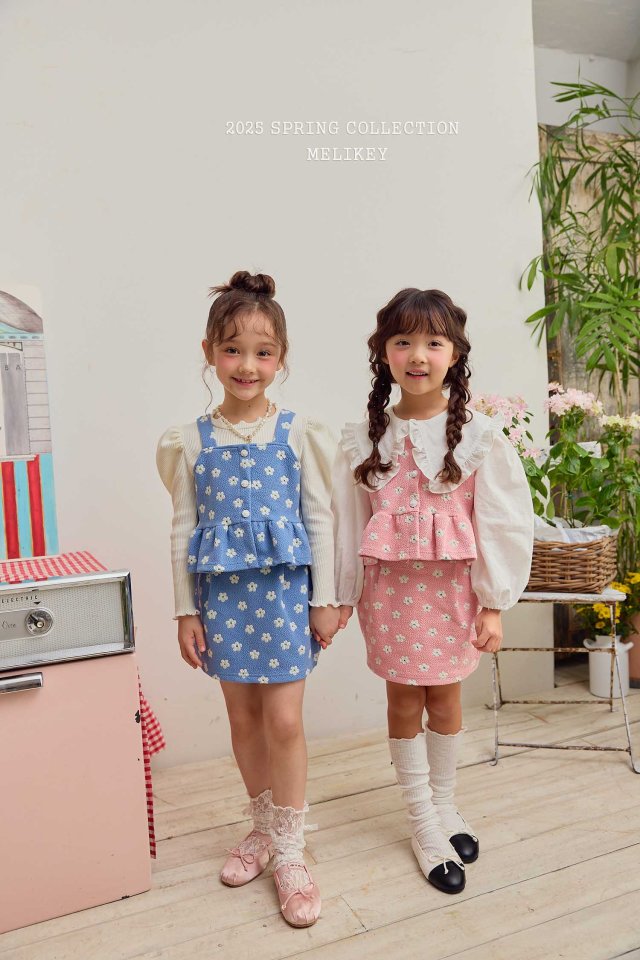 Melikey - Korean Children Fashion - #kidsshorts - Mary Bustier Set - 5