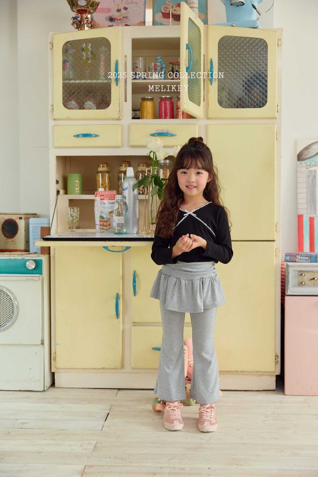 Melikey - Korean Children Fashion - #kidsshorts - Dia Ribbon Tee - 3